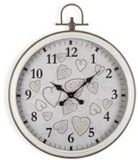 Orologio da Parete Versa Cozy Cuori Metallo (5 x 73,5 x 60 cm)