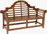 Panca da giardino in legno di teak Maeva