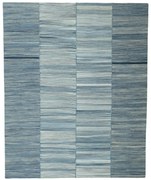 Kilim Tappeto 300x240 Blu (Iran) Tessuto A Mano
