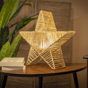 Lampada da terra natalizia marrone 40 cm con LED ricaricabile IP54 - Sisine