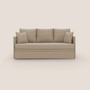 Brera Divano duplex con doppio letto in tessuto simil cotone impermeabile T13 beige