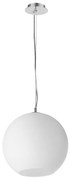 Lampada a sospensione vetro soffiato D40 cm - BOLA Bianco