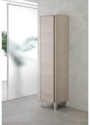 Colonna Armadio/Portascopa a Terra 183 Cm Un'Anta Feridras "Mondo 2.0" Rovere Chiaro