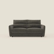 Elios Divano letto con morbidi cuscini spalliera in tessuto smacchiabile T24 antracite