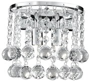 Searchlight 2402-2CC - Applique di cristallo HANNA 2xG9/33W/230V