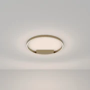 Lampadario A Sospensione Moderno Rim Alluminio Ottone 1 Luce Led 37W
