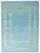 Kilim Tappeto persiano 240 x 180 Blu (Iran) Tessuto A Mano