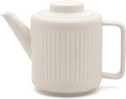 Teiera bianca in porcellana con filtro 1,2 l Skagen – Bredemeijer