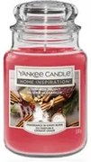 Cinnamon Delight, candela in giara grande Yankee Candle