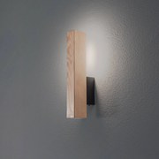 TK Lighting Lampada da parete in legno LED Teo, pino, 31 cm, 3000 K
