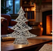 LED Decorazione natalizia 160xLED/230V 45 cm alberello bianco caldo