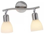 JUST LIGHT. 11952-55 - Faretto KARO 2xE14/40W/230V cromo opaco