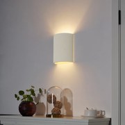 Lampada da parete scandinava bianca ovale - Plaster