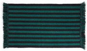 HAY - Stripes and Stripes Wool Rug 95x52 Green HAY