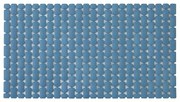 Tappetino antiscivolo doccia blu 40x73 cm in plastica Spring