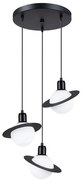 Sollux SL.1359 - Lampadario a sospensione con filo HYPERION 3xG9/8W/230V nero