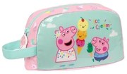 Portamerenda Termico Peppa Pig Ice cream Rosa Menta 21.5 x 12 x 6.5 cm