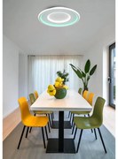 Plafoniera LED Azzurra Ø 52 cm bianco IP20 cct da bianco caldo a bianco freddo con regolazione di temperatura, 2200 lumen NOVECENTO