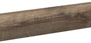 Piastrella battiscopa North Wind Melange in gres porcellanato marrone L 123 x H 0.9 cm x Sp 9 mm opaco confezione da 12 ml