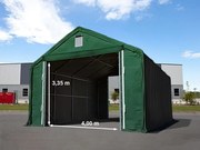 TOOLPORT 6x12m tendostruttura Everest altezza 3m, PRIMEtex 2300, verde scuro, con statica (sottofondo in cemento) - (48847)