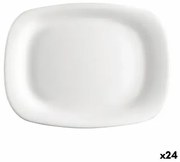 Teglia da Cucina Bormioli Rocco Parma Rettangolare Bianco Vetro 20 x 28 cm (24 Unità)