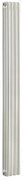 Radiatore acqua calda EQUATION Comby in acciaio 3 colonne, 4 elementi, interasse 1735 mm, bianco