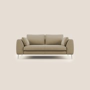 Plano divano moderno in microfibra tecnica smacchiabile T11 beige