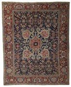 Heriz Tappeto persiano 300 x 370 Blu (Iran) Annodato A Mano