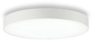 Plafoniera Moderna Halo Alluminio Bianco Led 32W 3000K Luce Calda