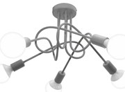 Lampadario da parete per bambini OXFORD 5xE27/15W/230V