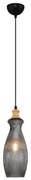 Lampada a sospensione con cavo BOTTLE 1xE14/4W/230V fumé