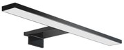 Illuminazione specchio bagno LED/8W/230V 4000K 50 cm IP44 nero