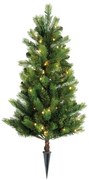 Albero di Natale artificiale D52X verde H 180 cm x Ø 65 cm