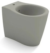 Bidet filomuro soft OLYMPIA CERAMICA Grigio opaco