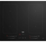 Hii 64720 UF2T: Piano a Induzione, 4 Zone con 2 Sezione IndyFlex, 60 cm. Colore del prodotto: Nero, Posizionamento dell'apparecchio: Da incasso,