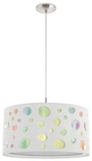 Eglo 202528 - Lampada a sospensione per bambini MONEDA 1xE27/60W/230V