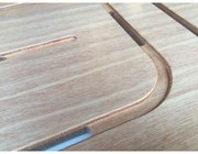 Pedana in legno  naturale 55 x 75.5 cm
