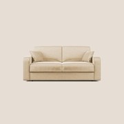 Lebron Divano letto matrimoniale in velluto morbido T01 beige