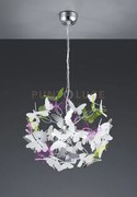 Butterfly sospensione cromata con farfalle incluso kit colorato e b...