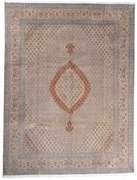 Tabriz Tappeto 400 x 310 Beige (Iran) Annodato A Mano