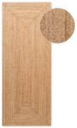 Passatoia di colore naturale in iuta reversibile e tessuta a mano 80x200 cm Sharmila Natural Brown – Hanse Home