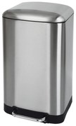 Pattumiera Essential Slim DELINIA a pedale argento 30 L
