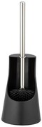 Spazzola per WC in silicone nero Arese - Wenko