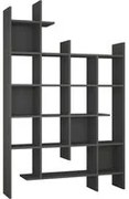 Libreria antracite 122x25x188 cm Manco