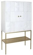 Credenza DKD Home Decor Dorato Metallo Bianco Legno di mango (91 x 44 x 152 cm)