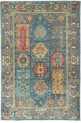 Samarkand Tappeto orientale 180 x 130 Marrone (Pakistan) Annodato A Mano
