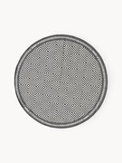 Tappeto rotondo da esterno reversibile con motivo rombi Reddy