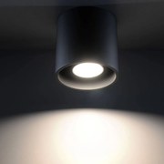 Plafoniera da Soffitto in Alluminio ORBIS 1 GU10 Nera da Interno