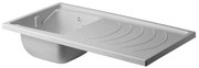 Vasca per lavatoio coprilavatrice 109x60 installazione reversibile