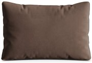 Cuscino per divano marrone con rivestimento in velluto Kemi – Cosmopolitan Design